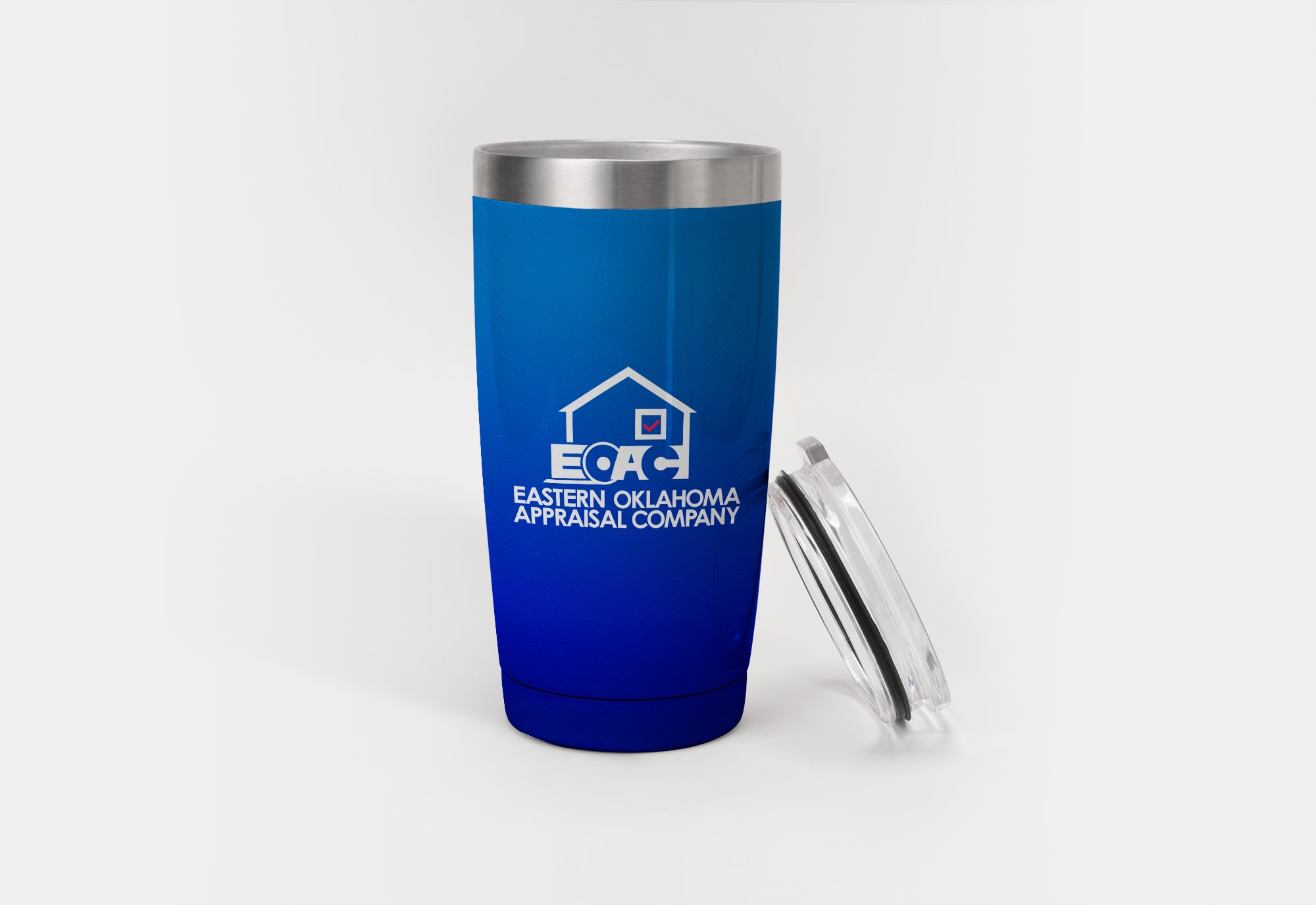 Eastern Oklahoma Appraisal Company Brand Development Tumbler by Matcha Design Eastern Oklahoma Appraisal Company Brand Development Tumbler
