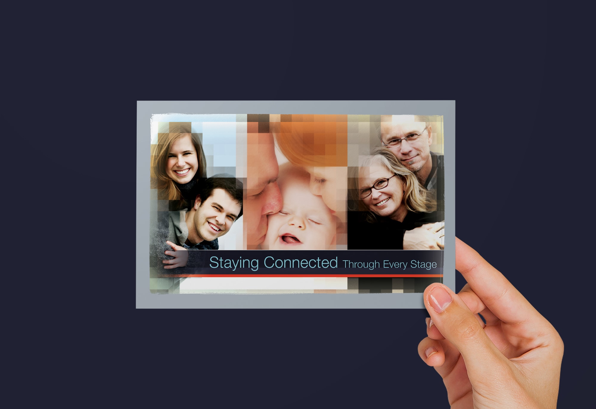 Marriage Retreat Postcard Print Design by Matcha Design Custom Postcard Print Design for Faith-Based Marriage Retreat