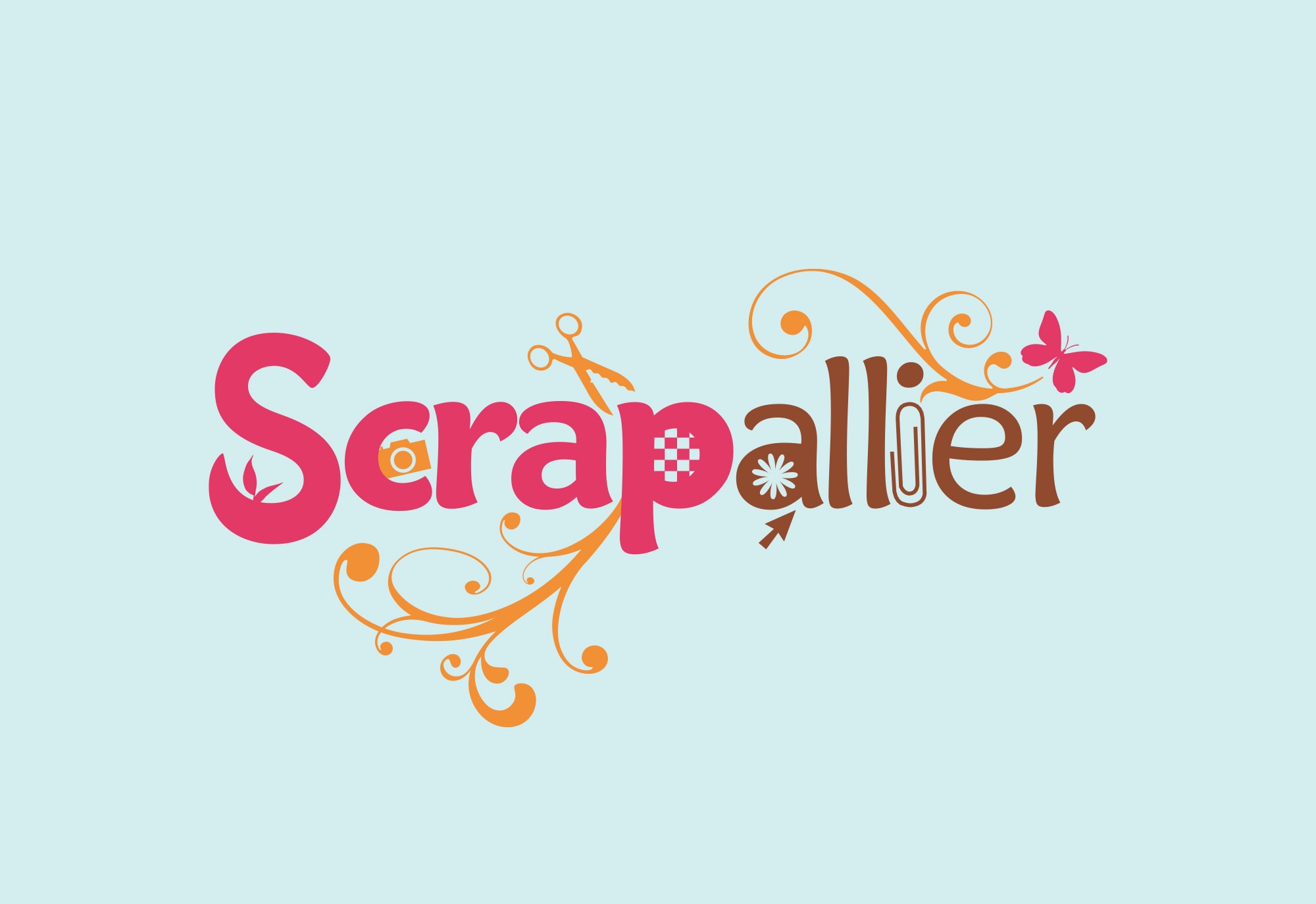 Scrapallier Logo Design by Matcha Design Inclusive Logo Design for Creative Media Company